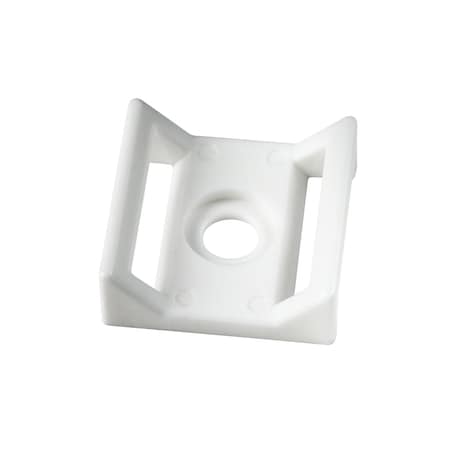 1in. Hook & Loop Mount, White, 100PK